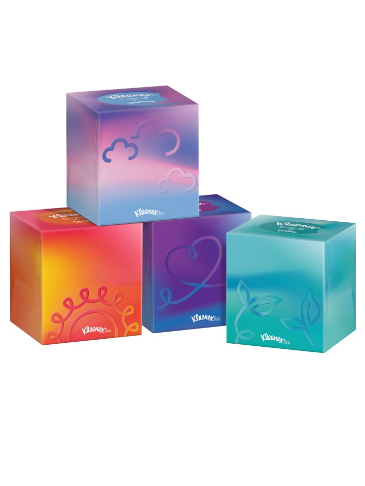 Kleenex Kosmetiktücher Taschentücher Boxen 3-lagig Collection Würfel 12 x 48 Stk günstig kaufen onesize