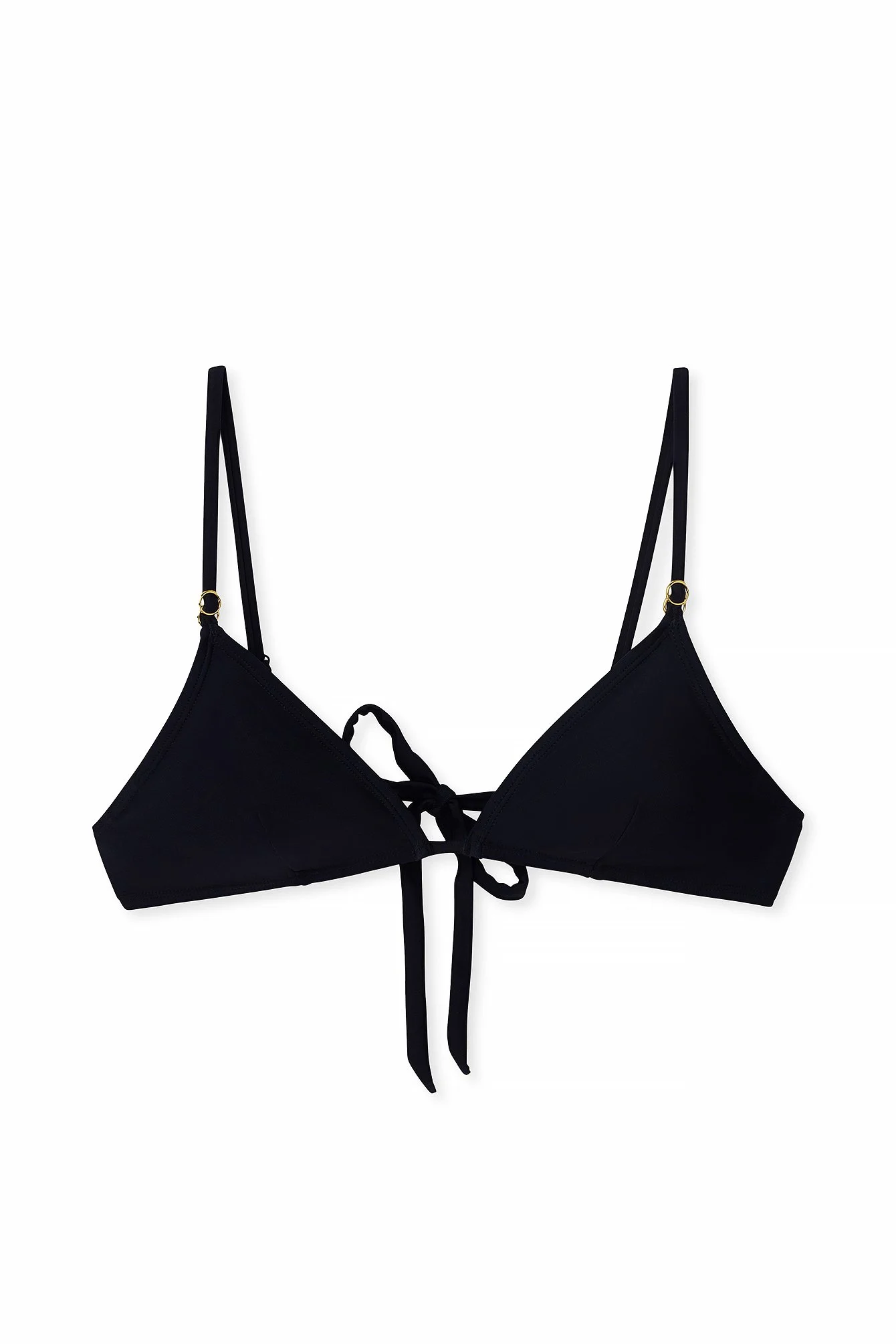 Triangel-Bikini-Oberteil mit Hardware-Detail