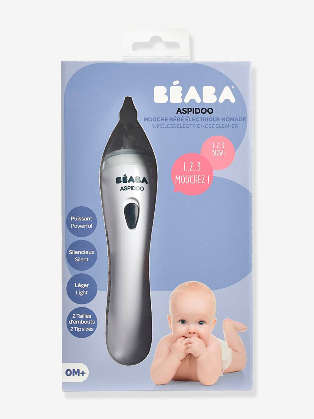 Beaba Elektrischer Baby Nasensauger Aspidoo BEABA - weiß