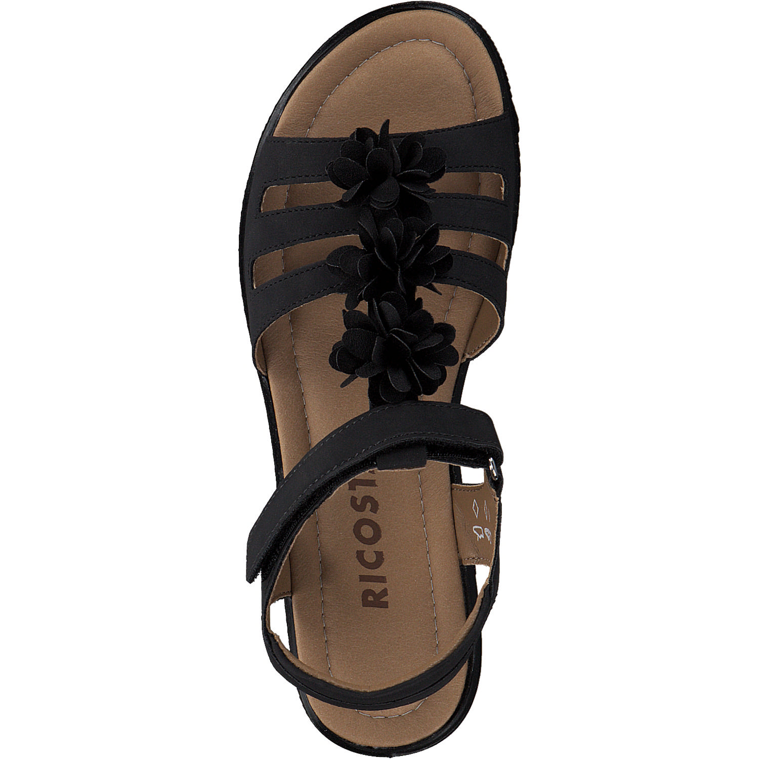 Ricosta Aurora 7001002, Sandalen (Kinder), Kinder, schwarz