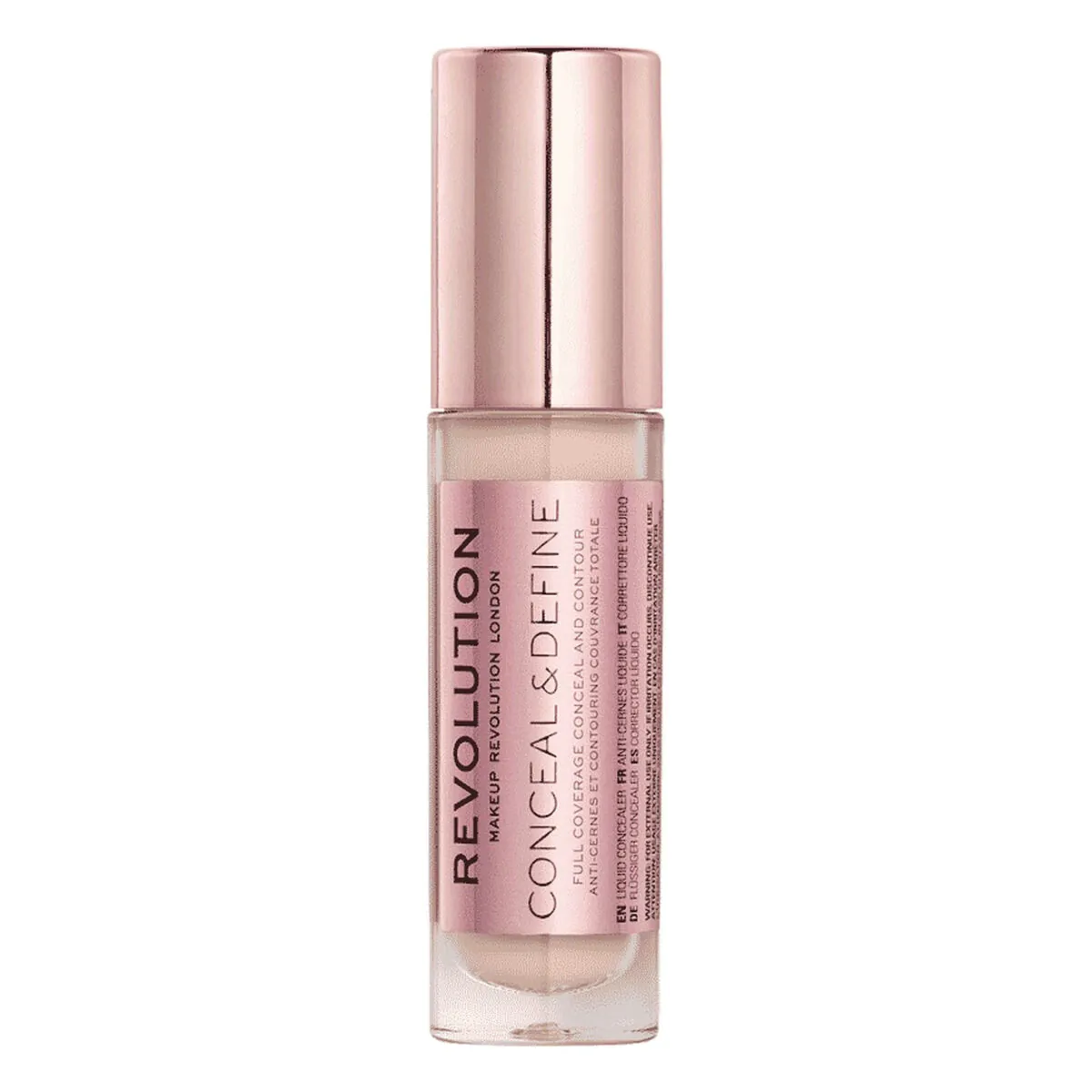 MAKEUP REVOLUTION maskuojamasis ir paryškinantis veido maskuoklis C0.3 4ml