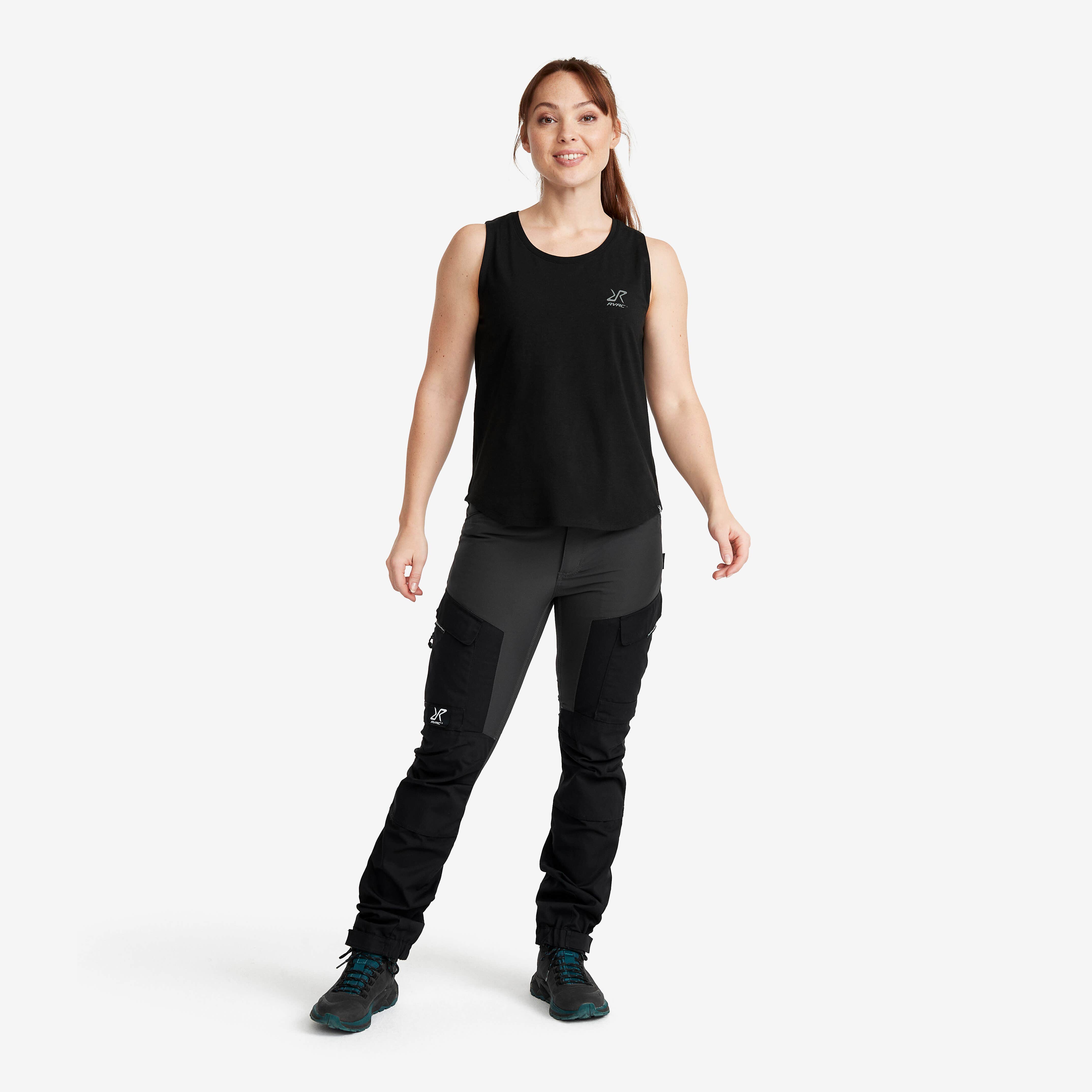 Soft Singlet Femme Black