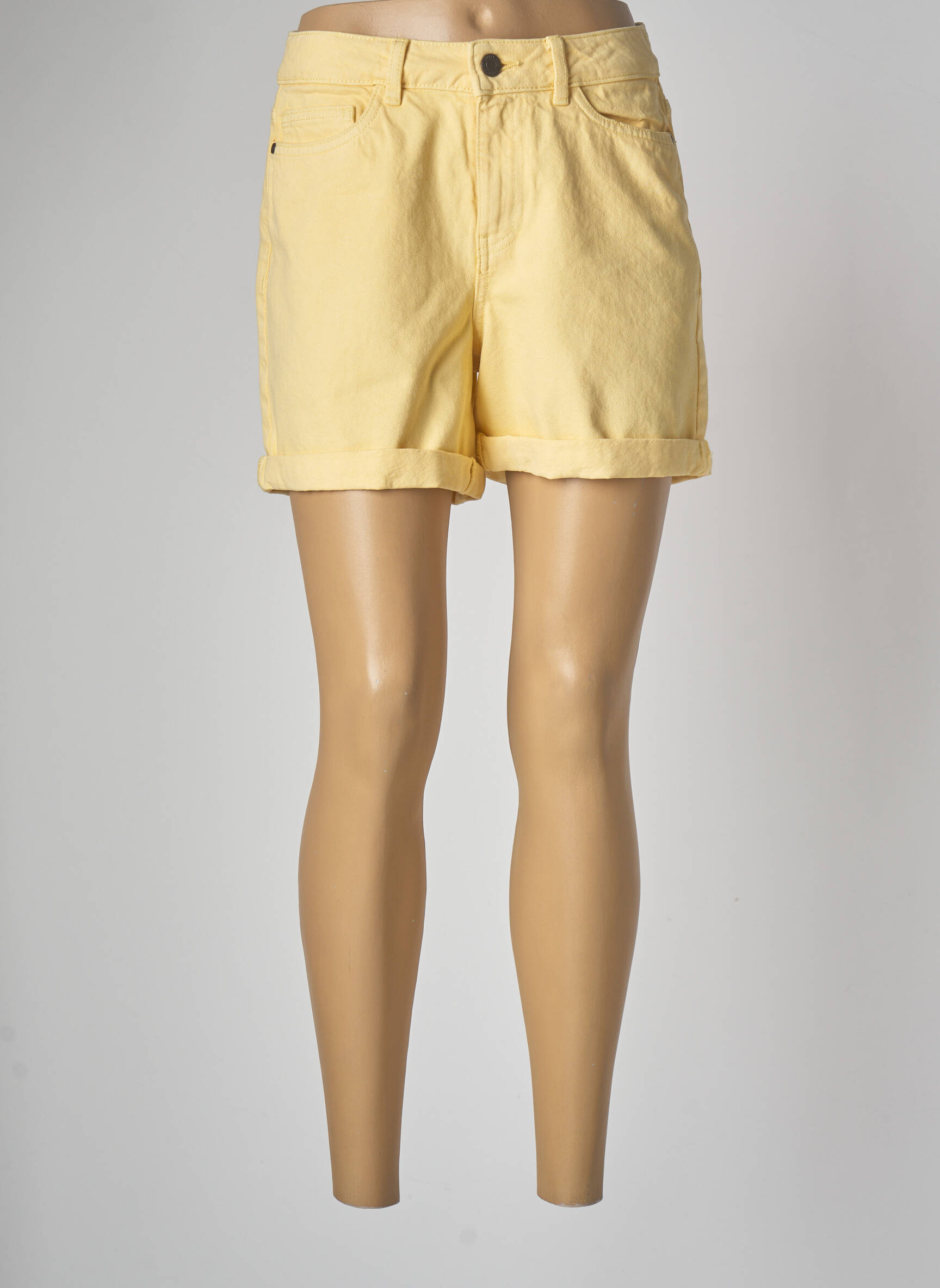 Noisy May Shorts 1 Femme couleur jaune