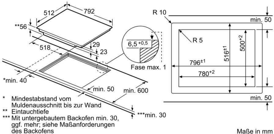 NEFF Flex-Induktions-Kochfeld N 70 T68PT6QX0