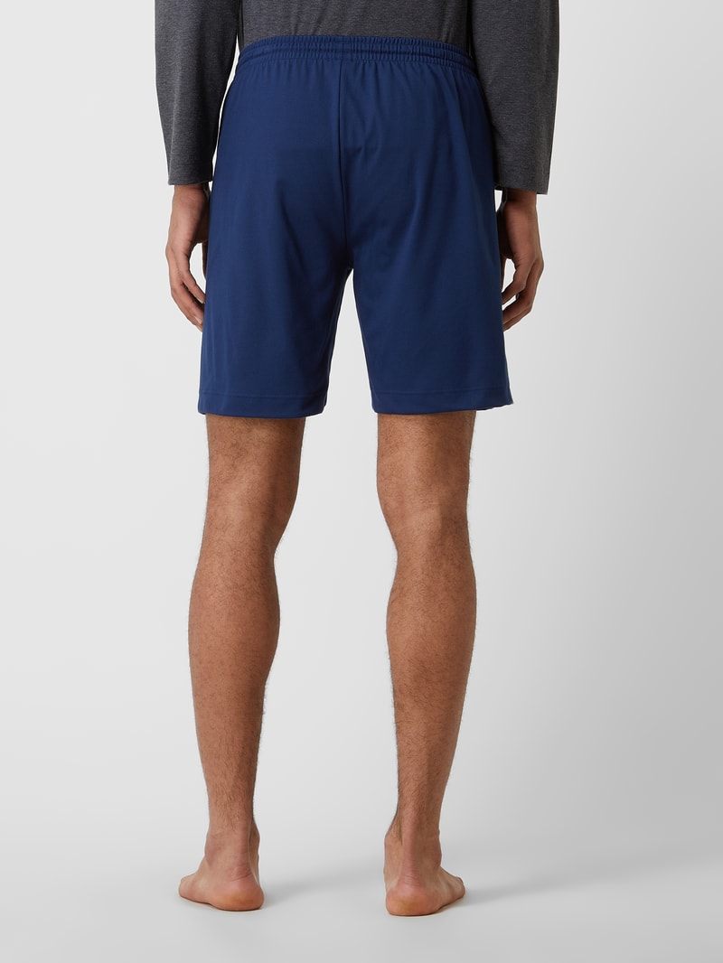 Pyjama-Hose aus Baumwolle Modell 'Melton' in marineblau