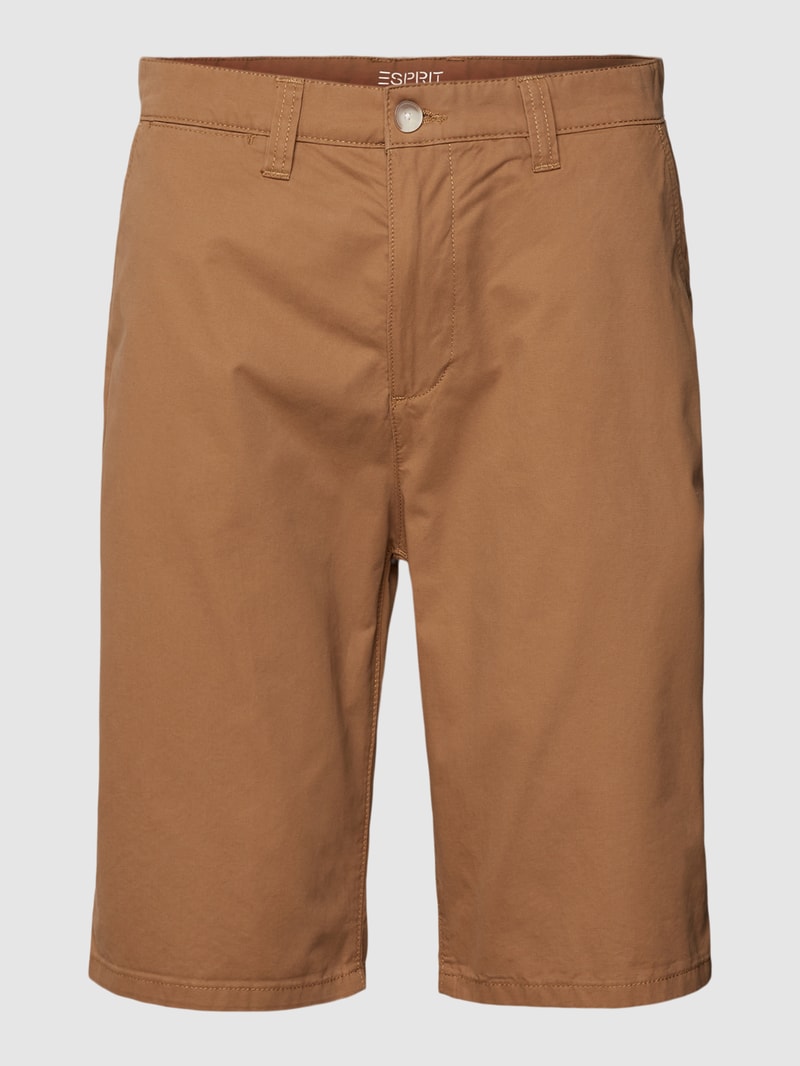 Bermudas mit seitlichen Eingrifftaschen Modell 'SUS' in camel