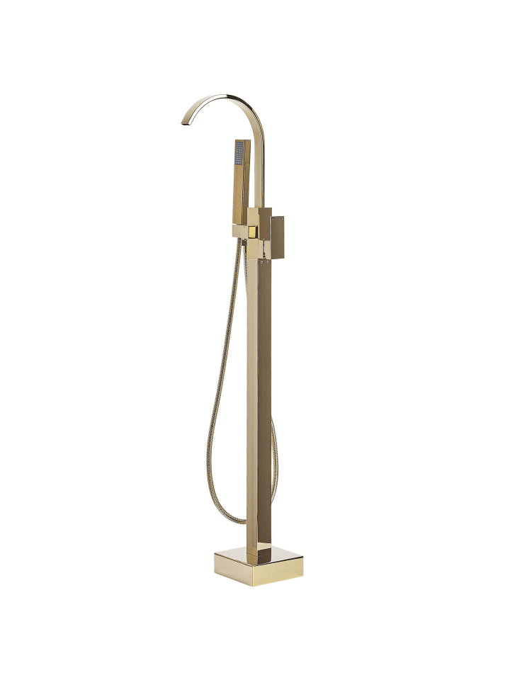 Beliani Wannenarmaturen RIBBON in Gold - (W) 15 x (H) 108 x (L) 23 cm günstig kaufen onesize
