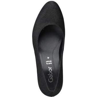 Gabor Plateau Pumps in schwarz