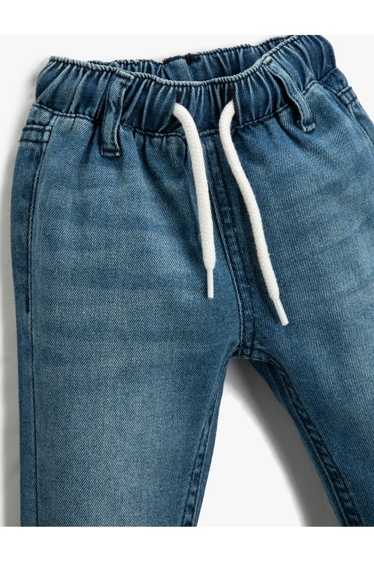 Koton  Jeanshose, elastische Taille, Tasche, Baumwolle