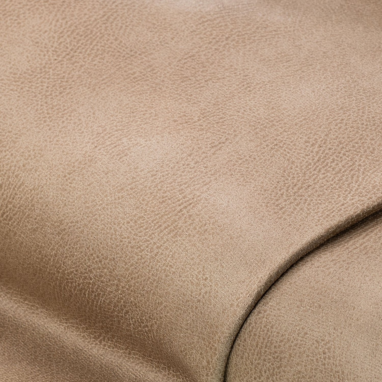 Lederimitat aus recyceltem Leder, taupe