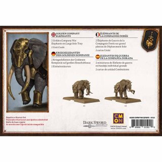 A Song of Ice & Fire – Golden Company War Elephants (Kriegselefanten der Goldenen Kompanie) (Multilingual)