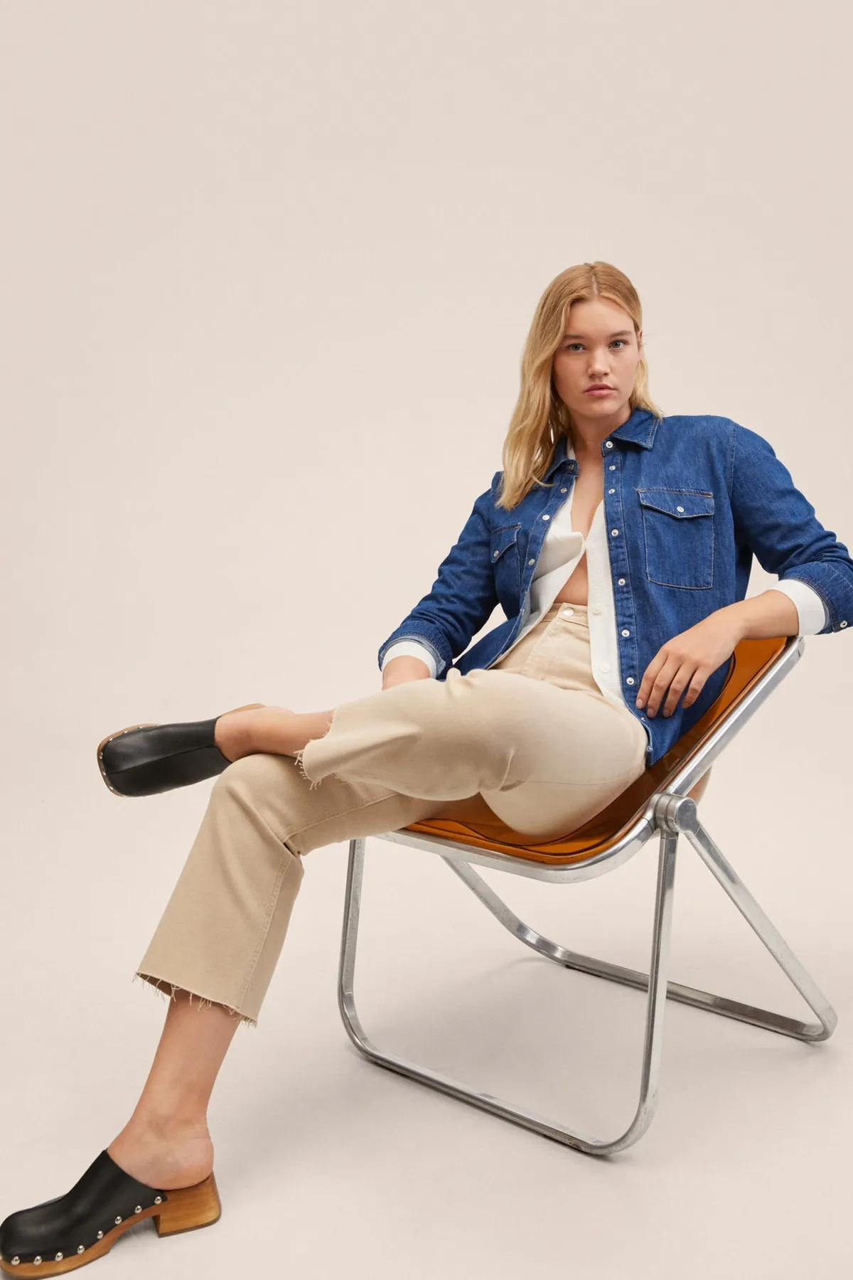 MANGO  27095772 Damen/Mädchen Beige