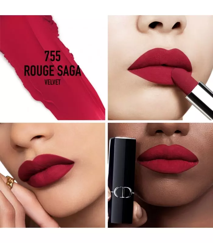 ROUGE DIOR NEW VELVET Rouge à lèvres confort et longue tenue
