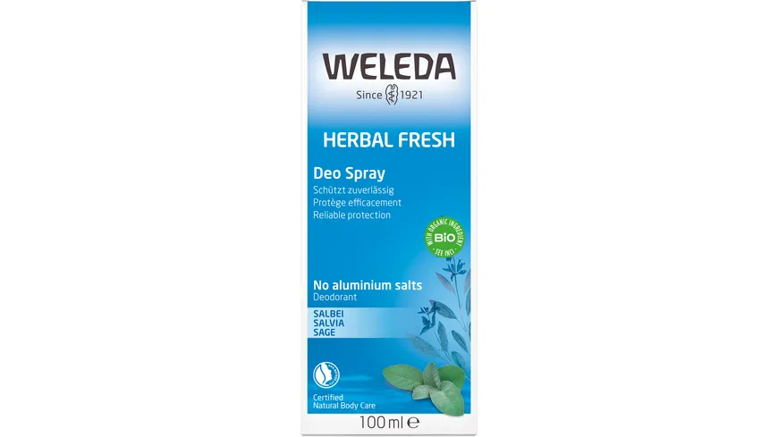 WELEDA SALBEI Herbal Fresh Deo Spray 100 ml