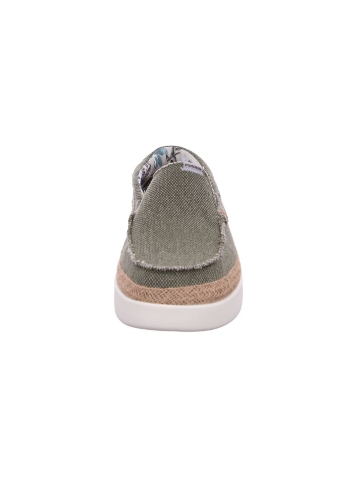 Fusion Leinenschuh  in Grün günstig kaufen