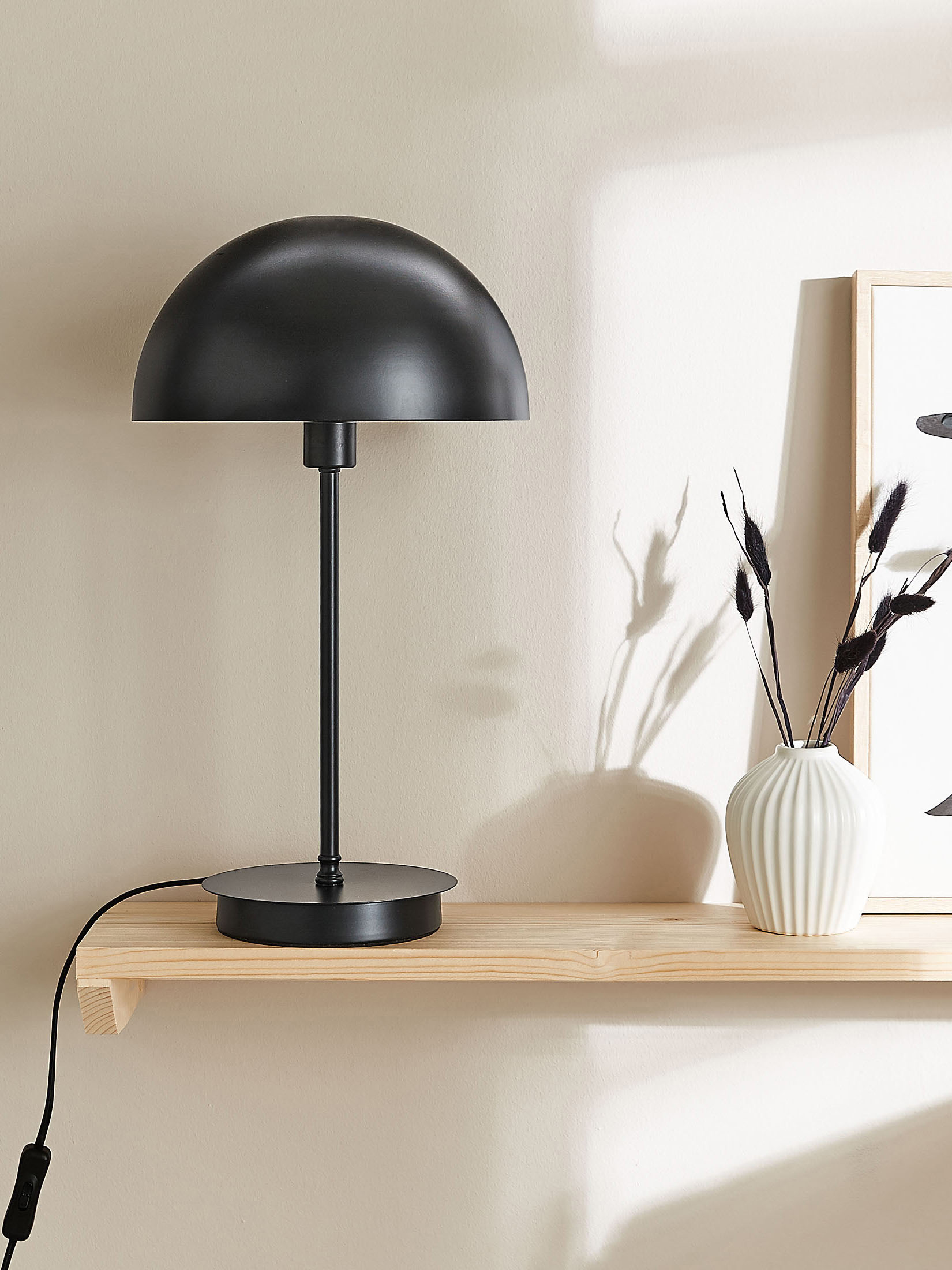 Minimalist Tischleuchte, Black