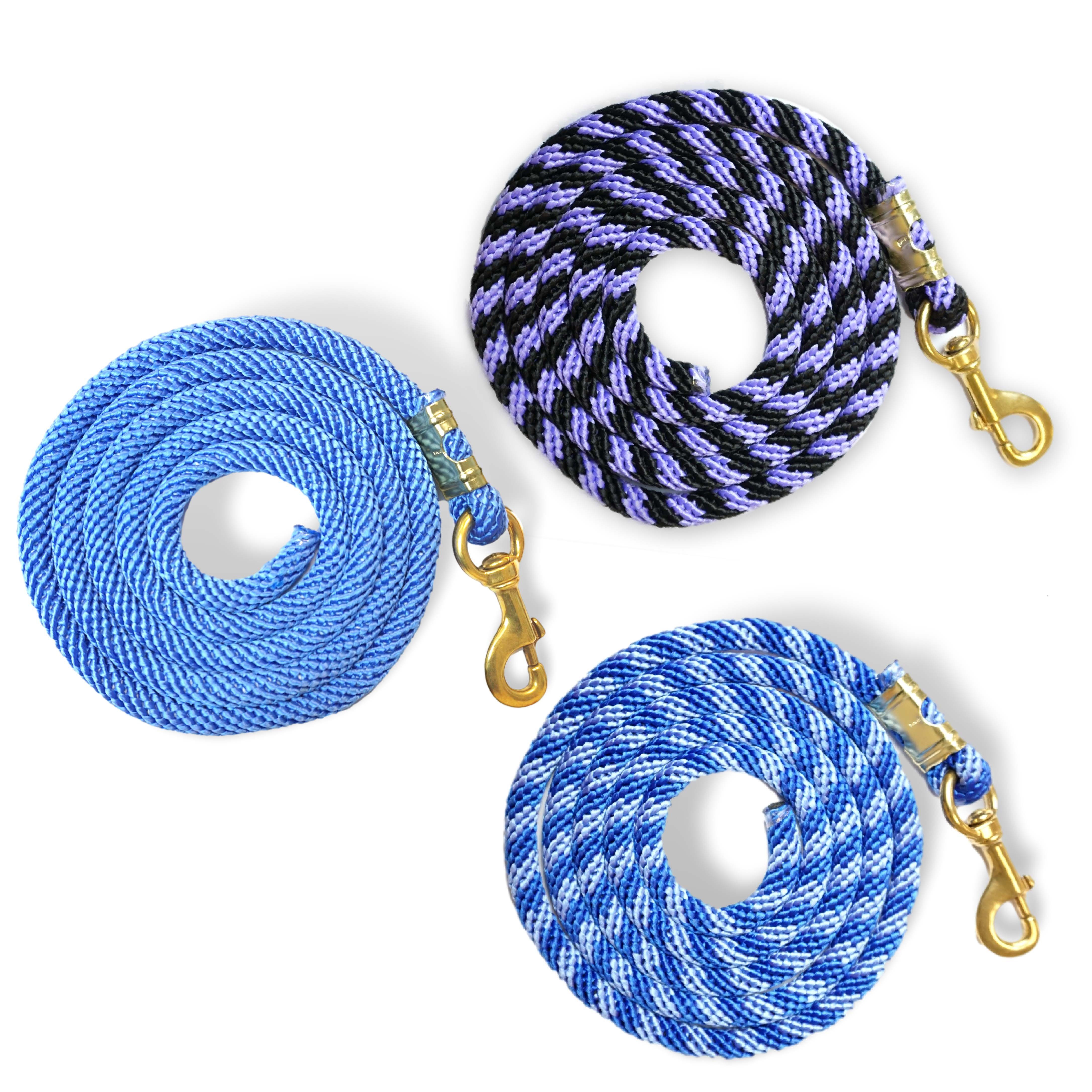 Pferdelinis Anbinde- / Führstrick Führstrick für Pferde, Anbindestrick, Führstrick mit Karabiner 2,5m, Länge 2,5m