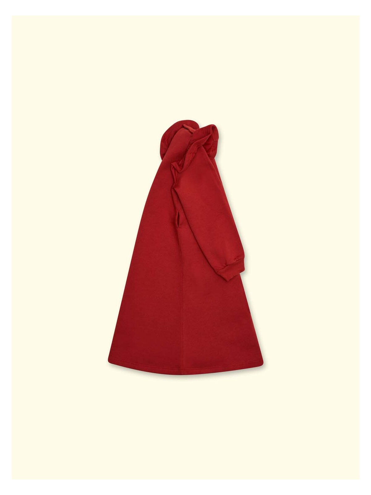 Wombly Erika Sweatkleid ziegelrot