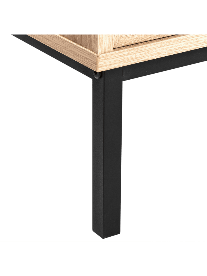Beliani Badezimmerschrank ROSELL in Heller Holzfarbton - (W) 60 x (H) 60 x (L) 40 cm günstig kaufen onesize