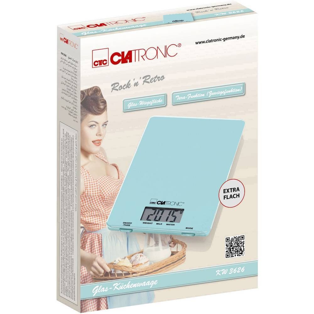 CLATRONIC Küchenwaage Küchenwaage mint