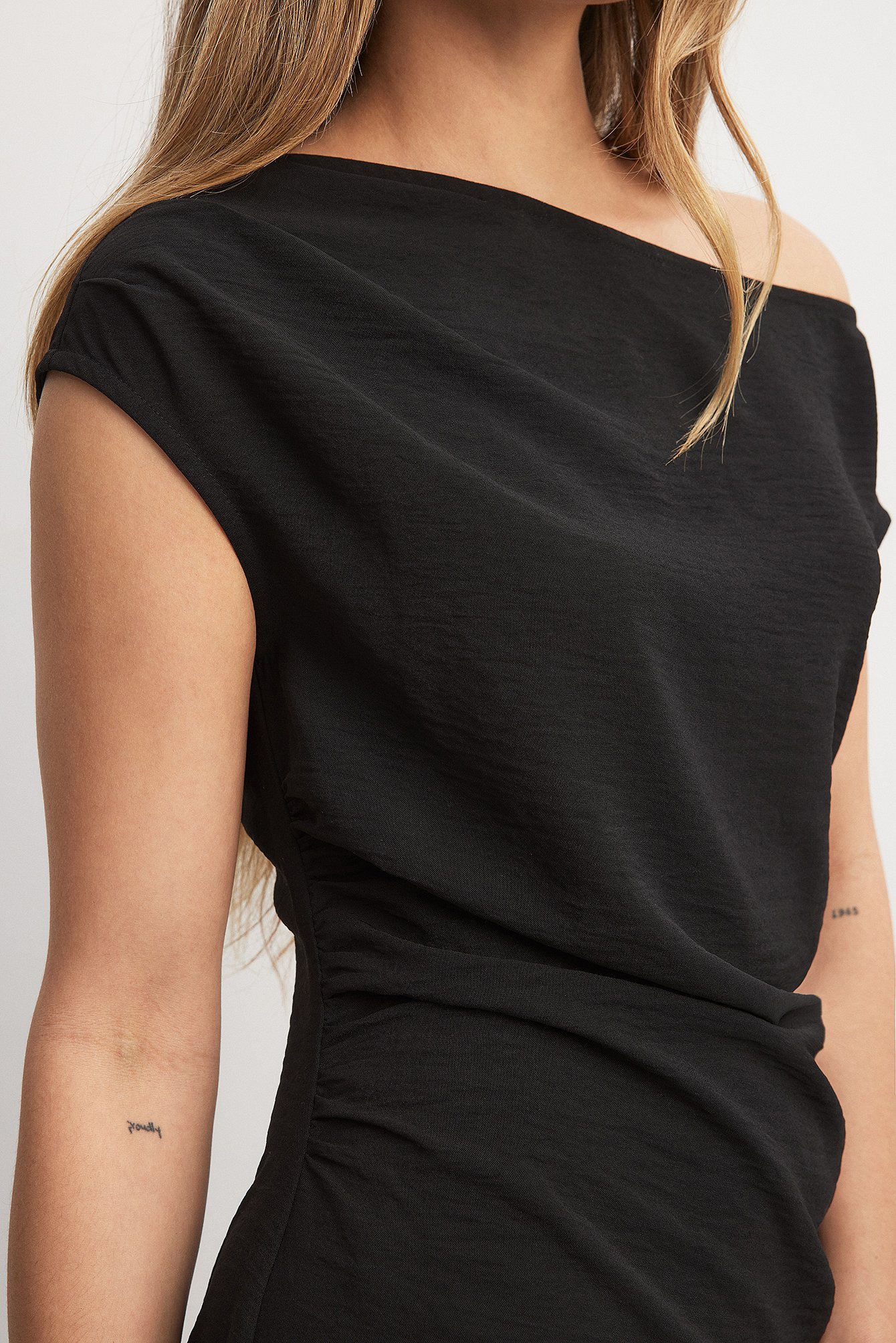 Asymmetric Midi Dress