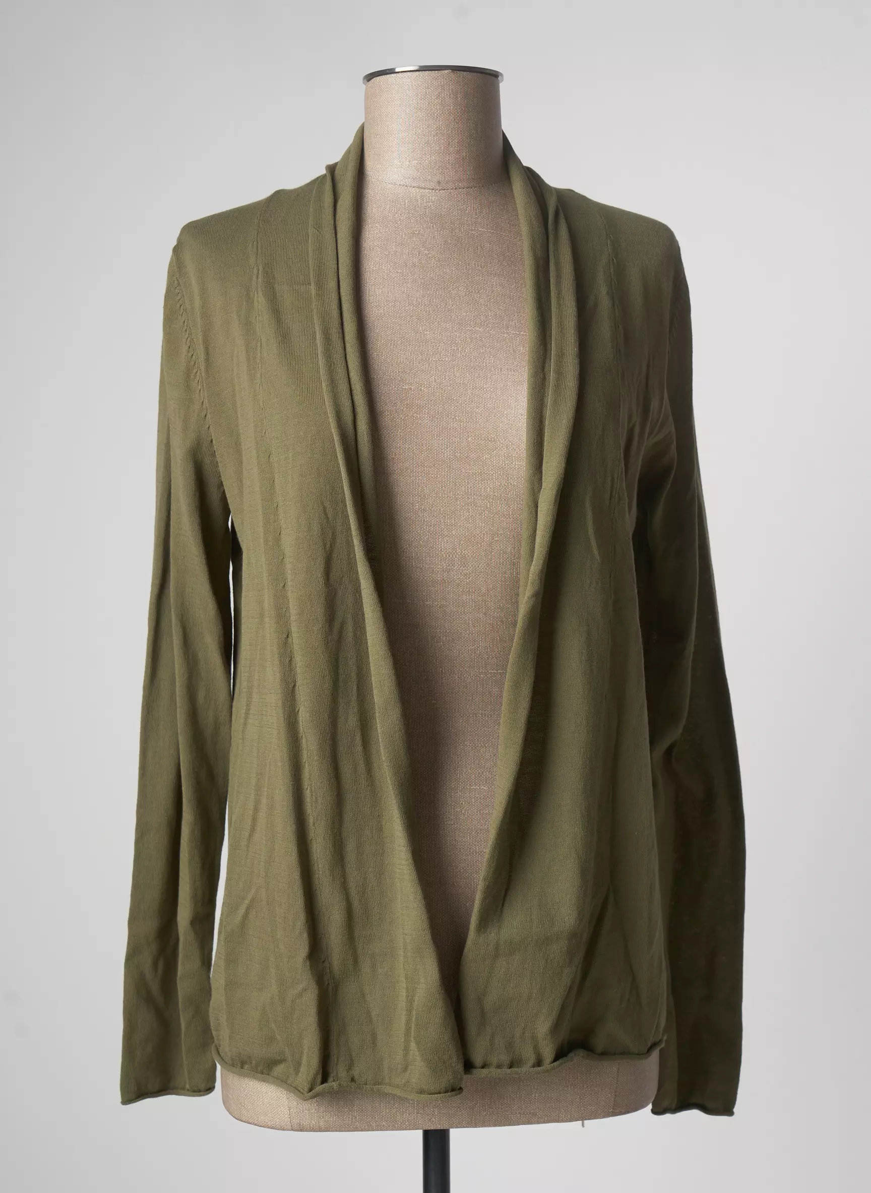 Muji Cardigans Femme couleur vert