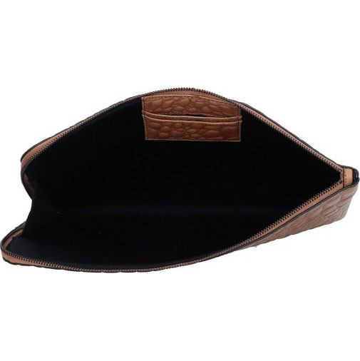 Liebeskind Paper Bag Kroko Laptophülle Leder 36 cm
