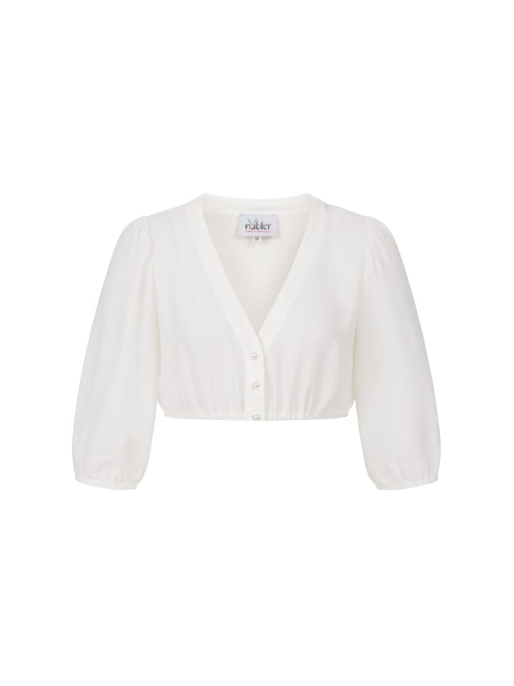 Nübler Dirndlbluse Charlotte 3/4-Arm in Creme günstig kaufen