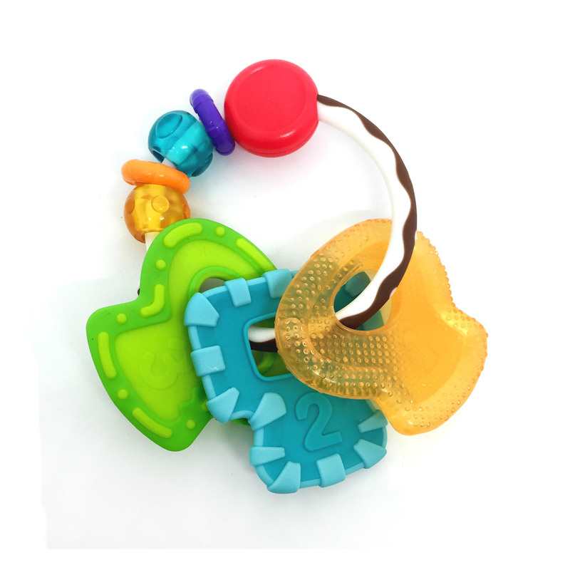 Hochet anneau de dentition multi-matières Infantino