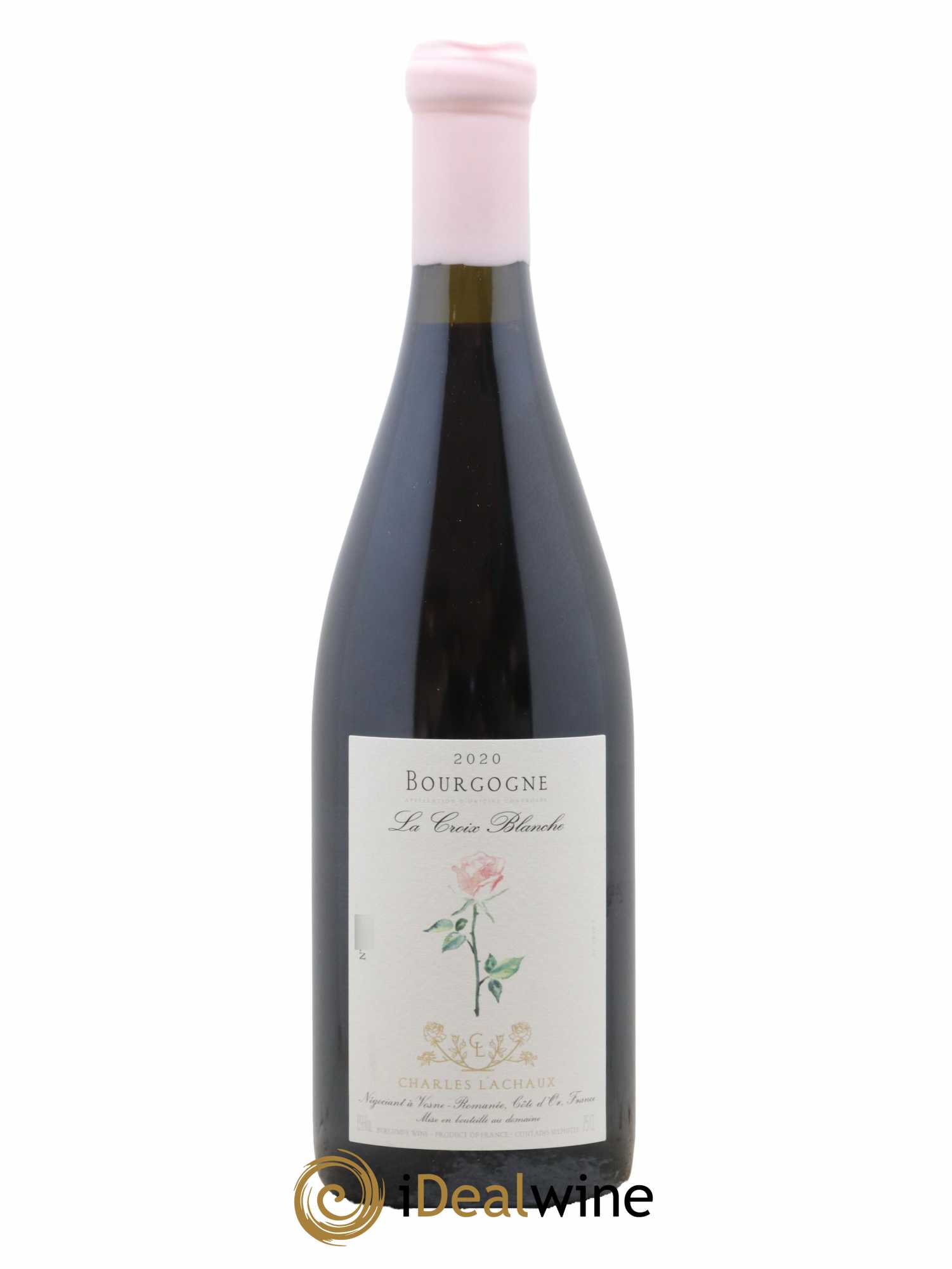 Bourgogne La Croix Blanche Charles Lachaux  2020 - Lot de 1 Bouteille