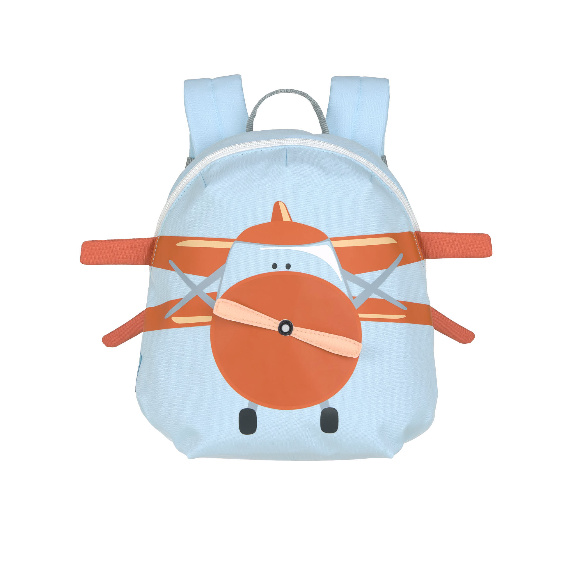 Kindergartenrucksack Tiny - Propeller Flugzeug, Blau
