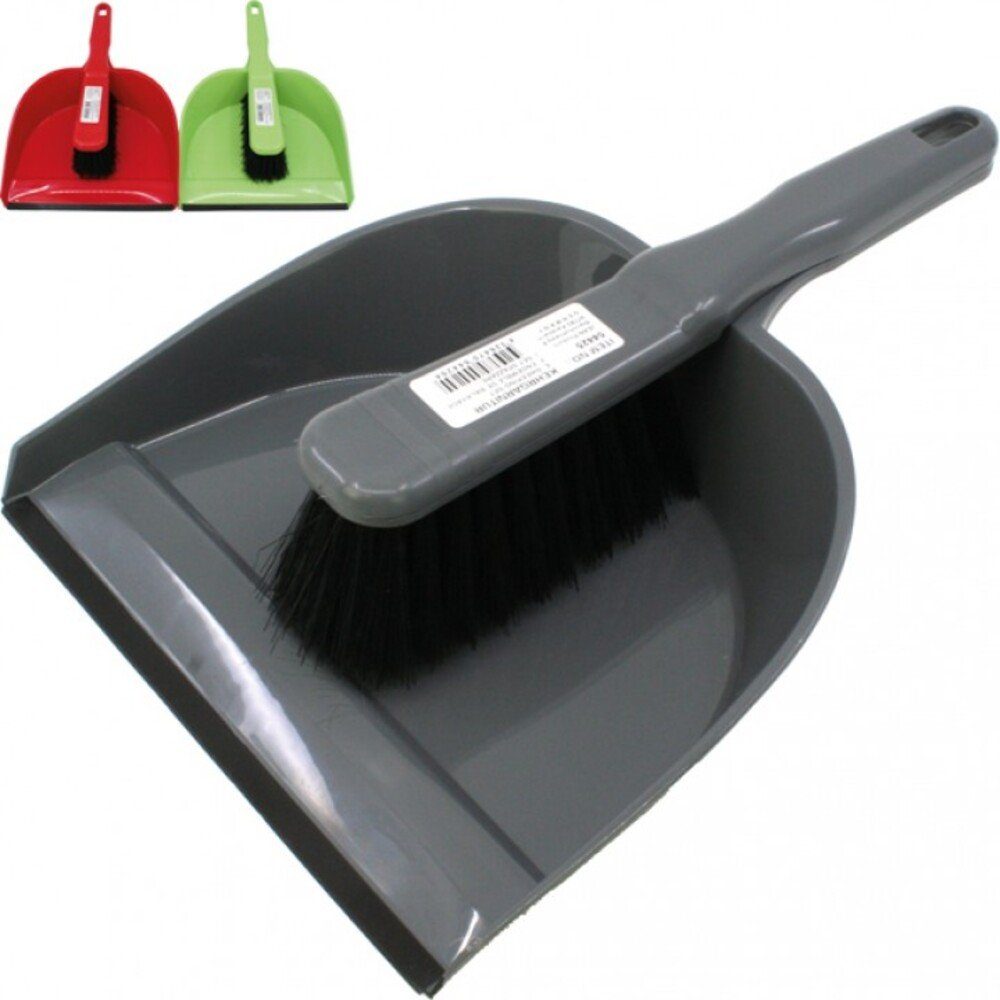 BENSON Handkehrmaschine Kehrgarnitur, 20,00 cm Arbeitsbreite, (Handbesen Kehrset, 2-St., Schaufel Besen), Kehrschaufel Handfeger