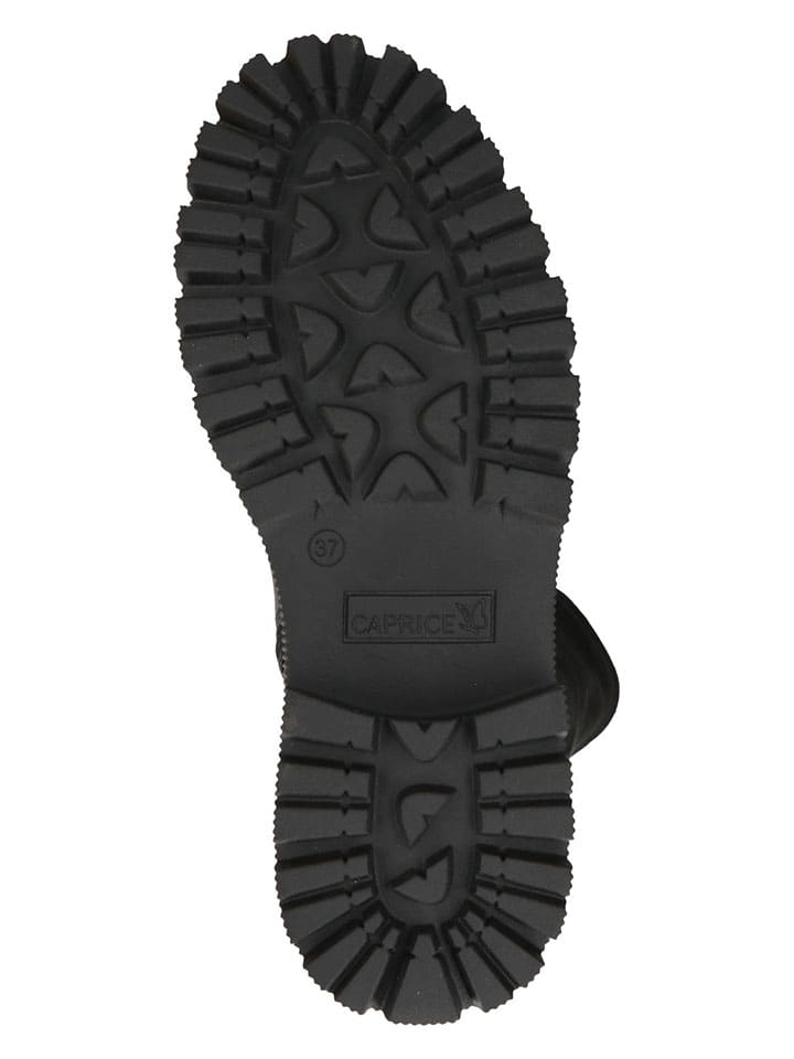 Caprice Leder-Stiefel in Schwarz günstig kaufen