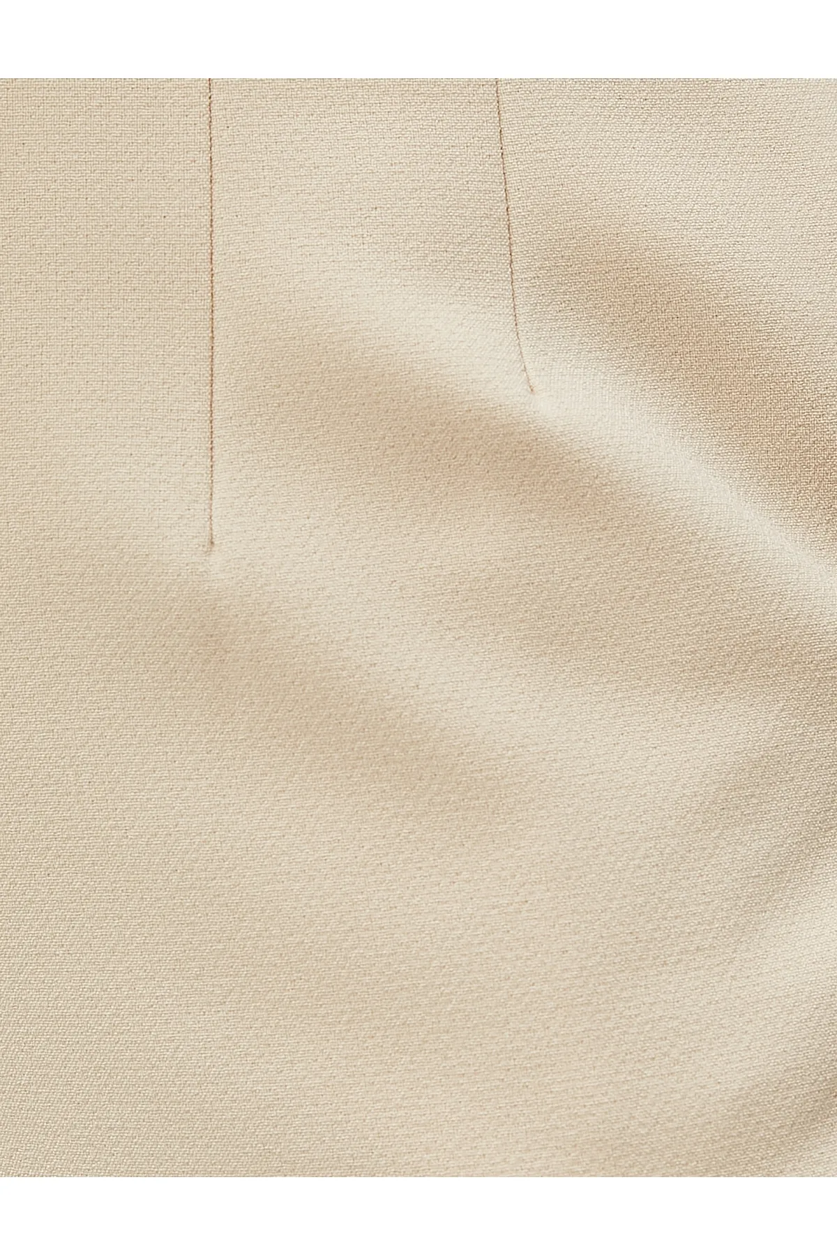 Koton  Stoffhose mit geradem Bein, Nahtdetails und seitlichem Reißverschluss