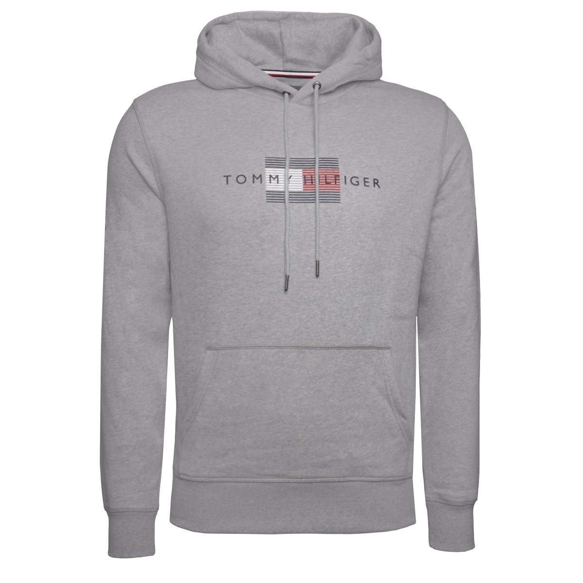 Tommy Hilfiger Lines Hilfiger Kapuzenpullover grau