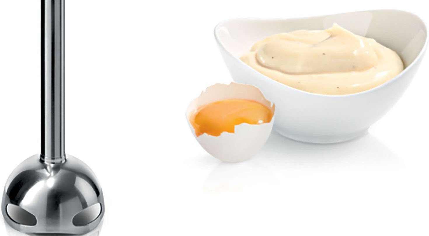 BOSCH Stabmixer ErgoMixx Style MS6CM6120, 1000 W, starke Leistung, 12 Geschwindigkeitsstufen, Mixbecher mit Deckel
