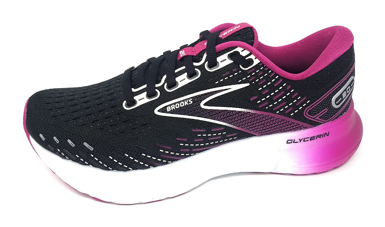Brooks Glycerin 20 1203691B Schwarz 094 Black/Fuchsia/Linen