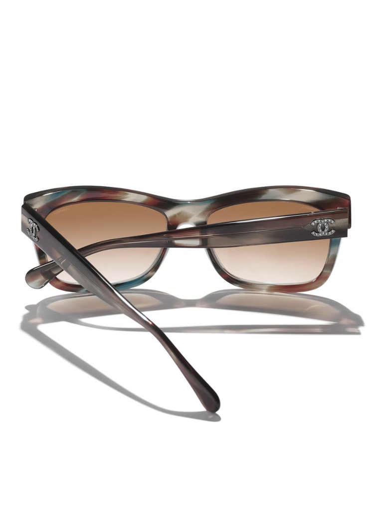 CHANEL RECTANGULAR SUNGLASSES