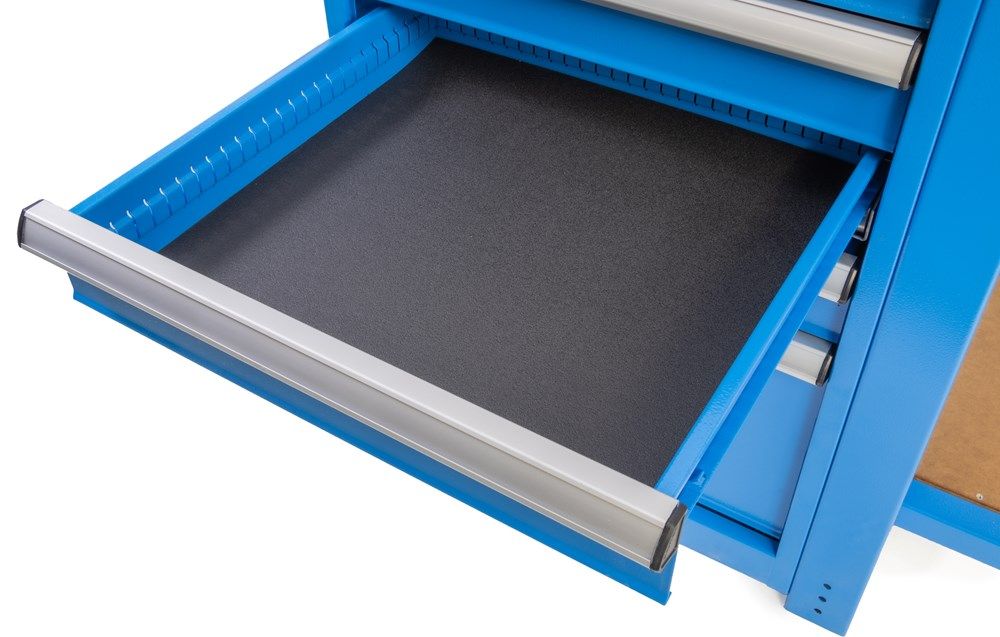 Huvema K2176 arbejdsbord med 12 universelle CNC-værktøjsholdere og 5 skuffer