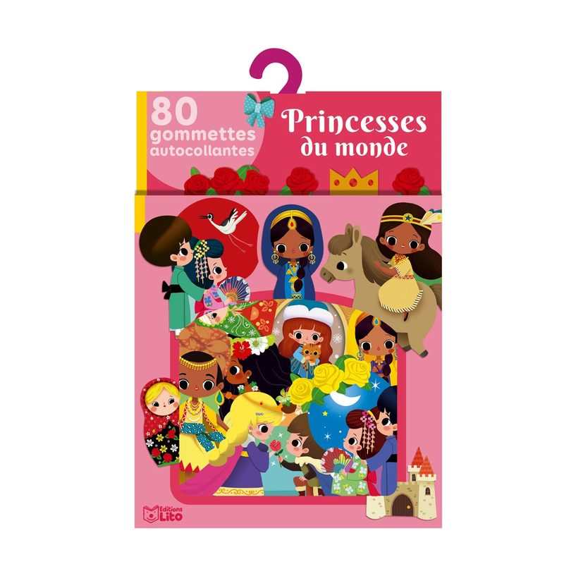 80 gommettes les princesses du monde - Lito