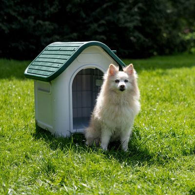HAFENBANDE Kunststoffhundehütte Cottage