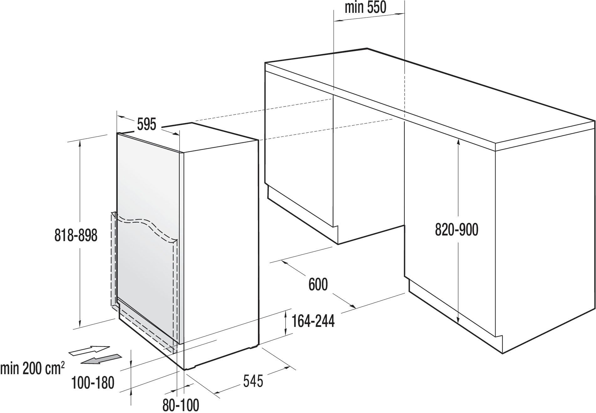 GORENJE Einbaukühlschrank RBIU609EA1, 81,8 cm hoch, 59,5 cm breit