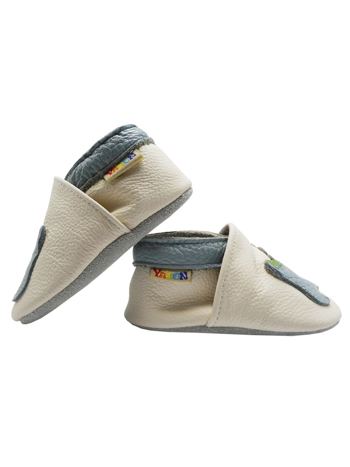 Yalion Leder-Krabbelschuhe 