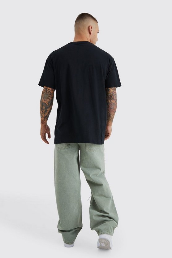 Lockere zerrissene Jeans