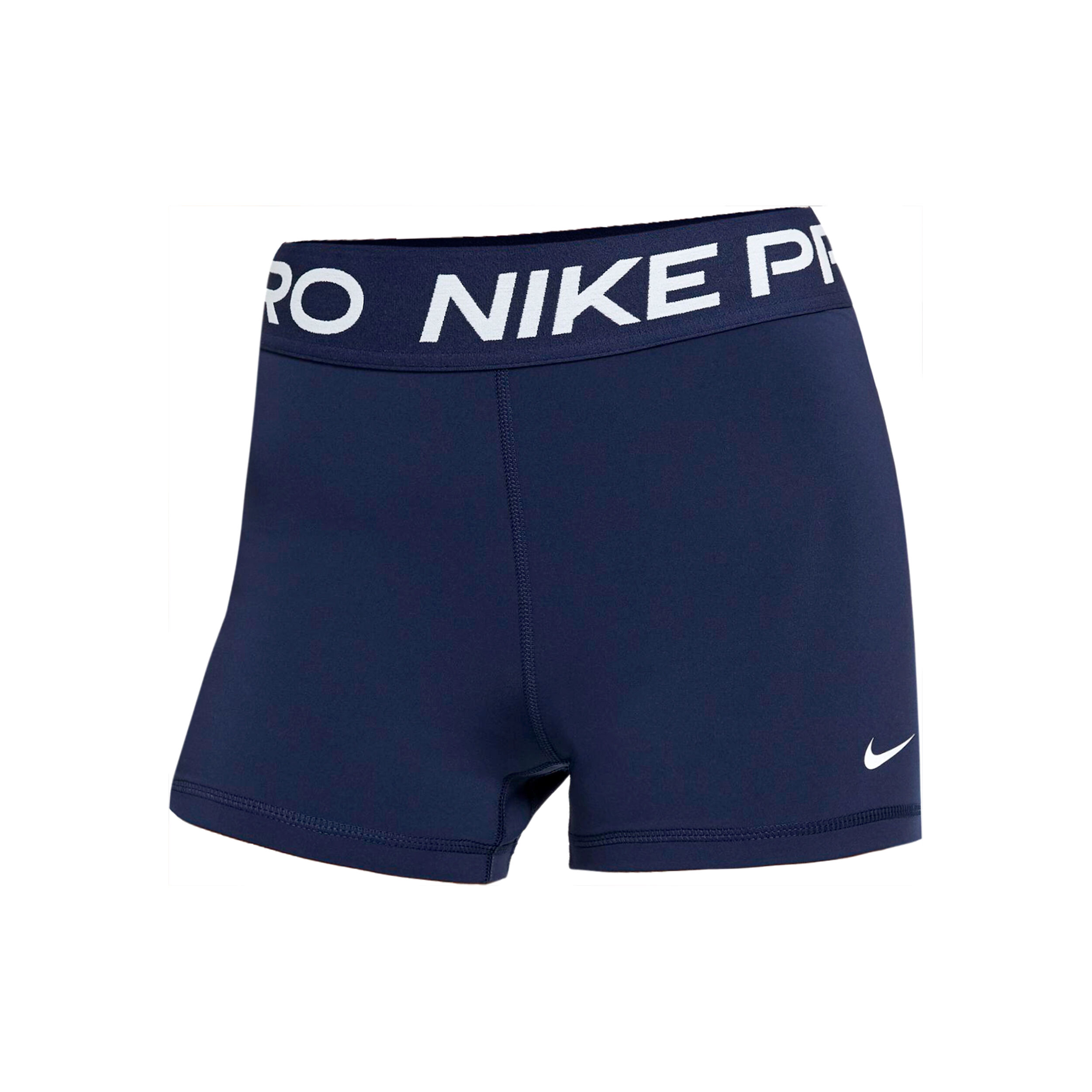 Pro 3in Ballshort Damen - Dunkelblau, Weiß