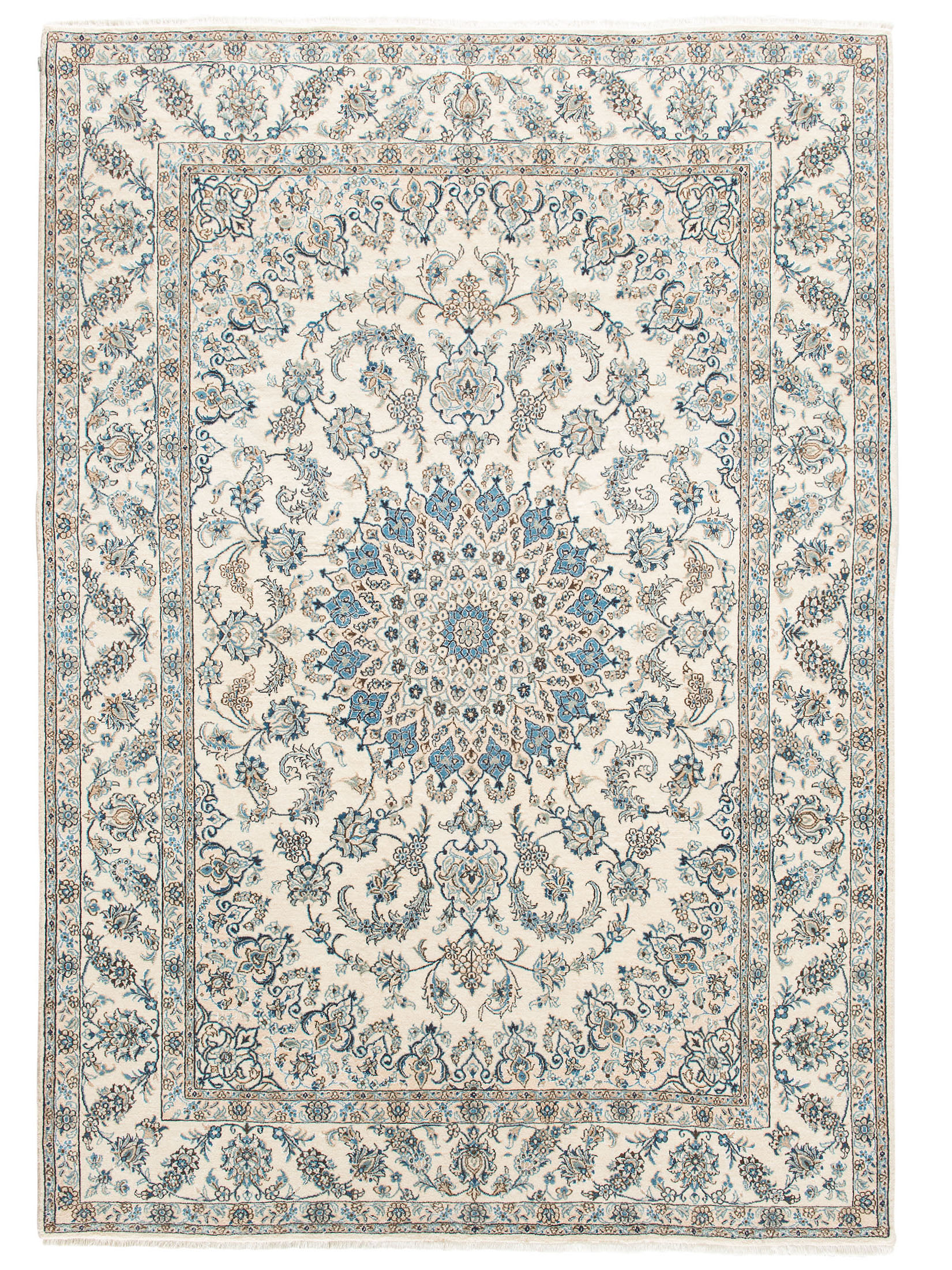 Kaschmar Nain 12 Lah ca. 245 x 346 cm, Unikat / Einzelstück