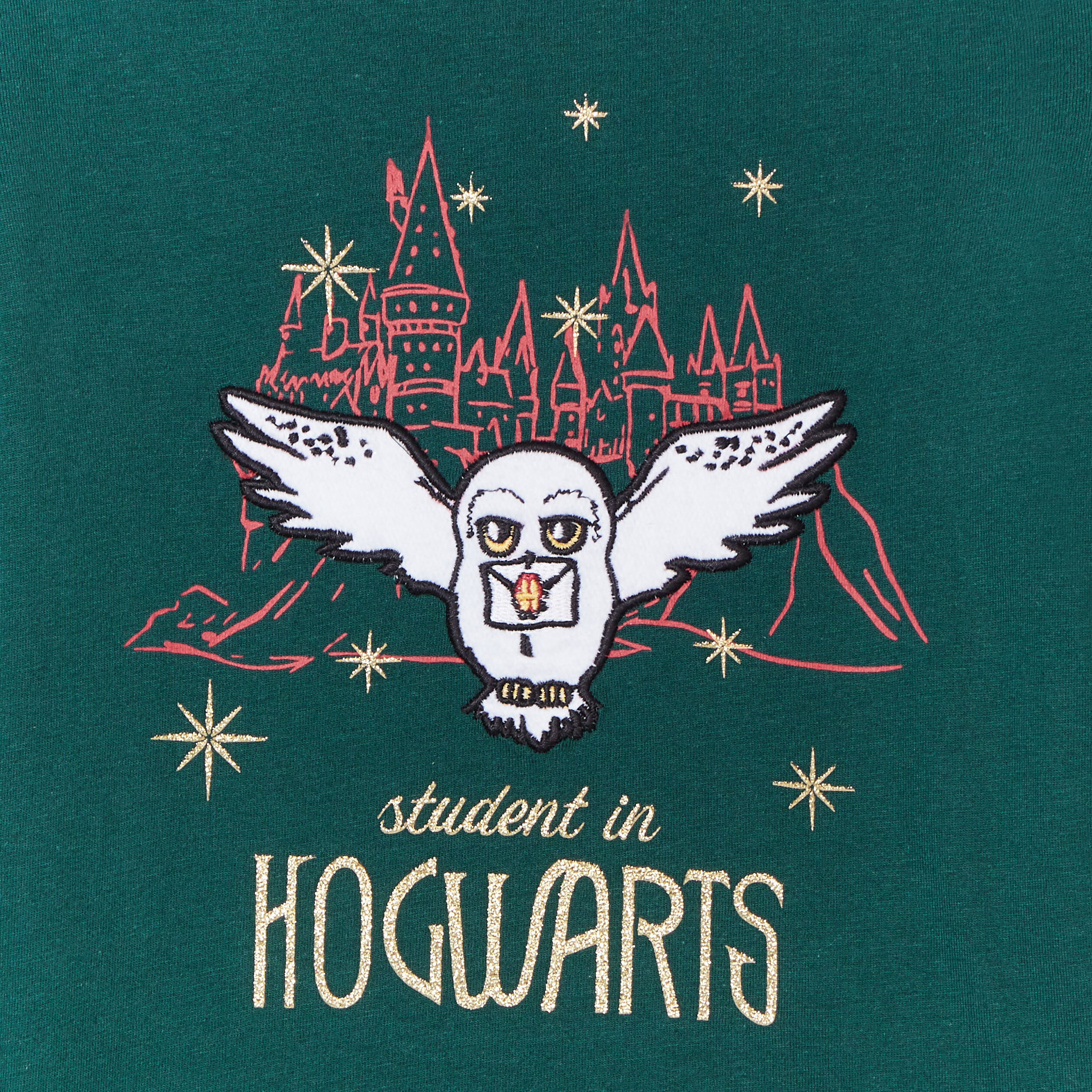 T-shirt manches longues Harry Potter vert fille | La Halle
