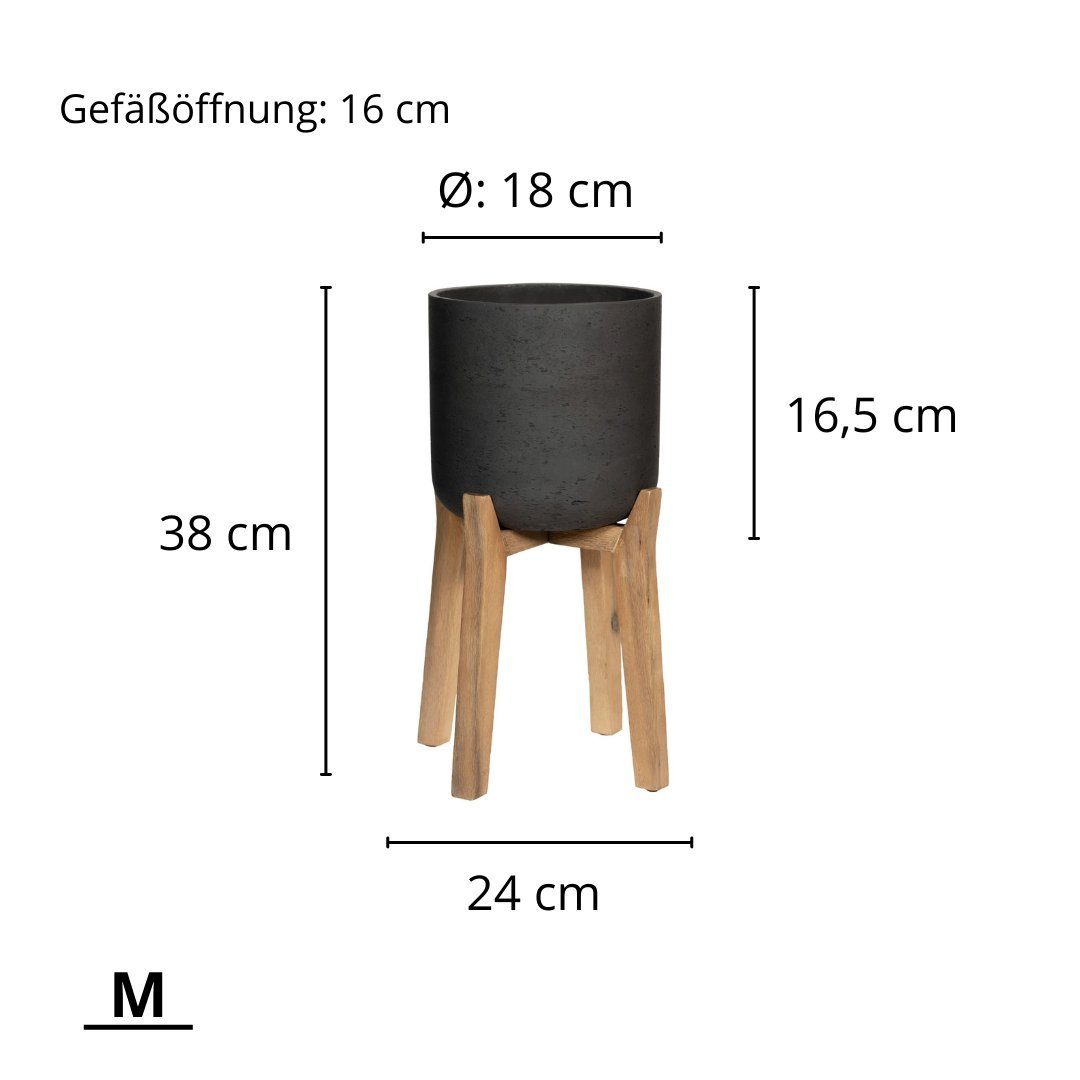 finestgreen Pflanzkübel Charlie Feet High
