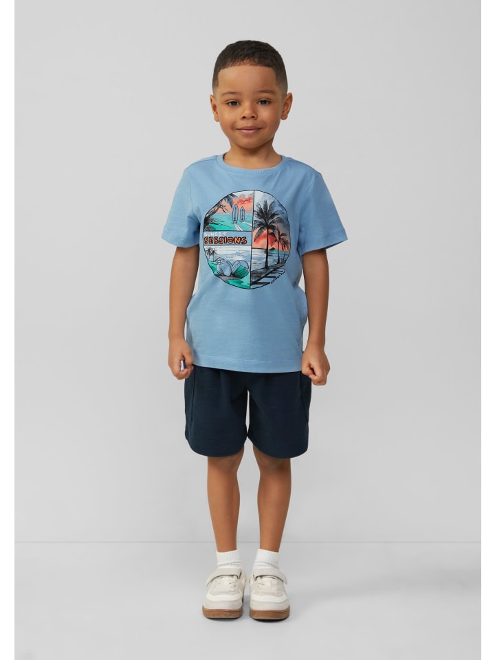 s.Oliver T-Shirt kurzarm in Blau günstig kaufen