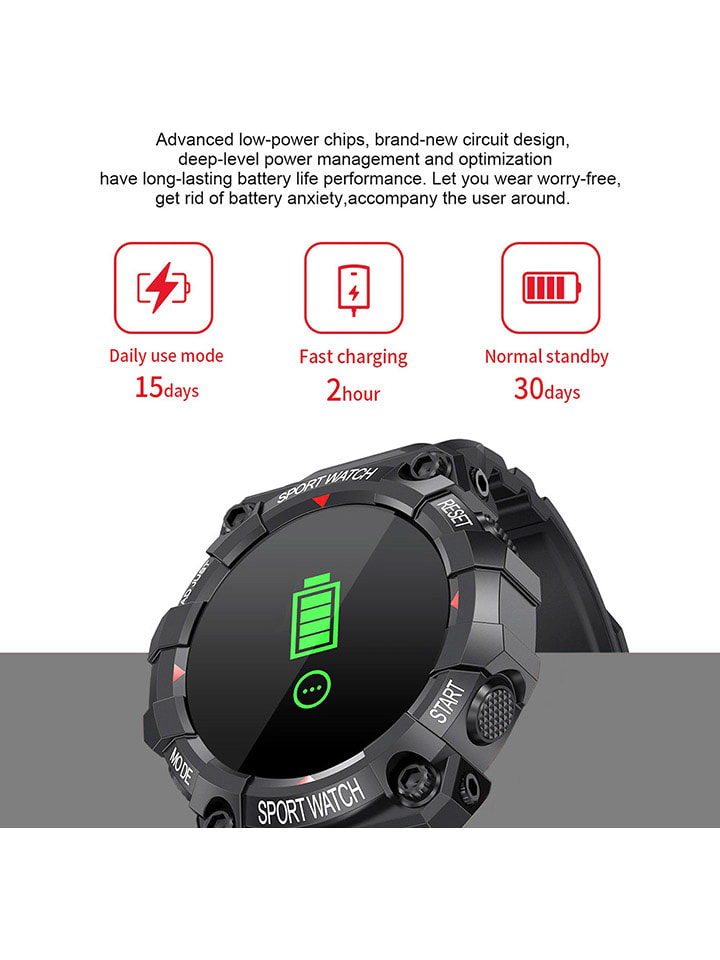 SmartCase Smartwatch in Schwarz günstig kaufen onesize
